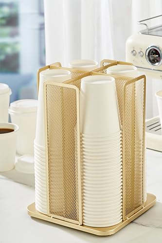 Paper Plastic Cup and Lid Holder Plastic Storage Organizer
