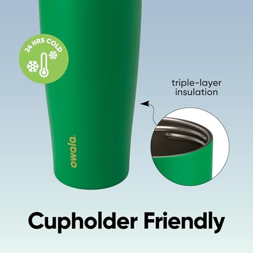 FreeSip Tumbler Stainless Steel Water Bottle 40 oz Putting Green