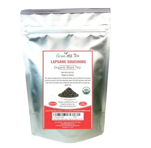 organic lapsang souchong black tea loose leave tea smoke tea 4 OZ …