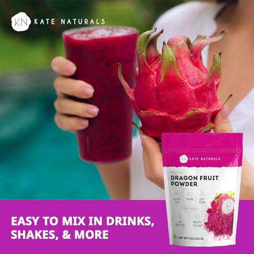 Dragon Fruit Powder for Baking & Drinks (4 Ounce)
