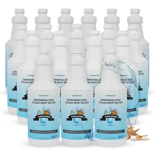 Steam & Go Demineralized Water for Steam Mop (576 Fl Oz)