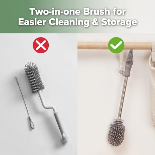 Silicone Bottle Brush for Baby Bottles & Crevices