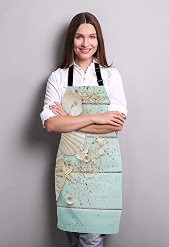 Ocean Beach Funny Apron for Women and Men