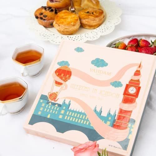 Weekend in London Tea Gift Set Travel Edition Gift Box (9 Count)