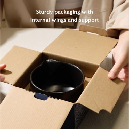 Traditional Ceramic Chawan Matcha Tea Bowl with Pour Spout Set