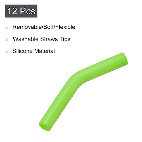 12pcs Silicone Straw Tips (12 Count)