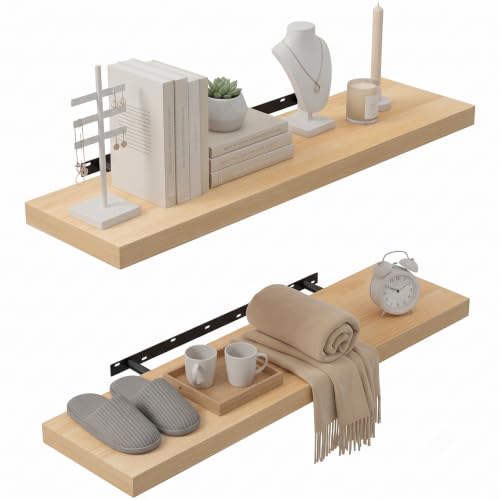 Floating Wall Shelves (2 Count)