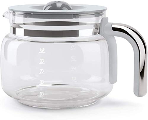 50's Retro Style Aesthetic Drip Coffee Machine with 10 Cup Glass Carafe