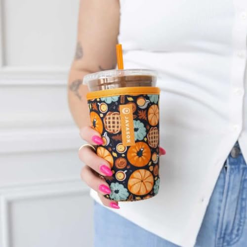 JavaSok Iced Coffee & Cold Soda Insulated Neoprene Cup Sleeve