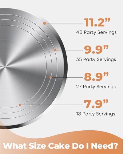 Aluminum Cake Stand Turntable for Party