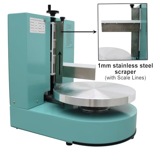 6 14" Cake Frosting Machine Smoothing Tool Stainless Steel 110V