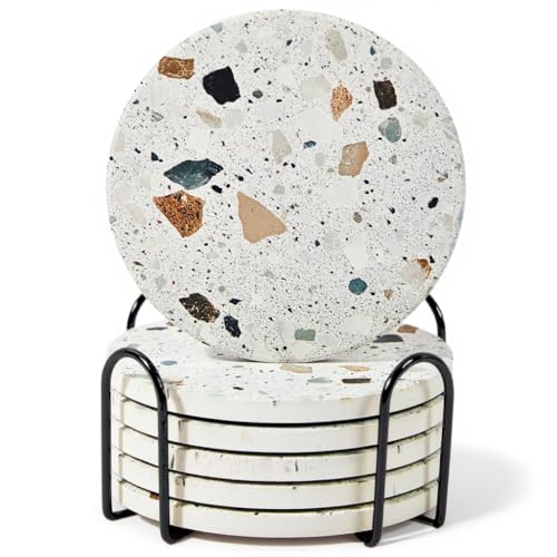 Terrazzo Coasters Set of 6 (6 Count)