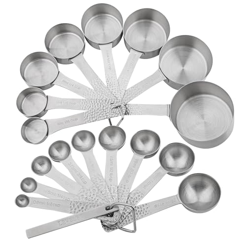 Measuring Cups and Spoons Set 20 for Dry & Liquid