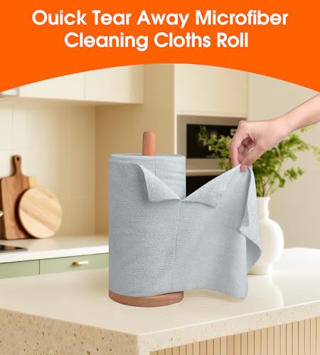 Microfiber Cleaning Cloth Roll (100 Count)