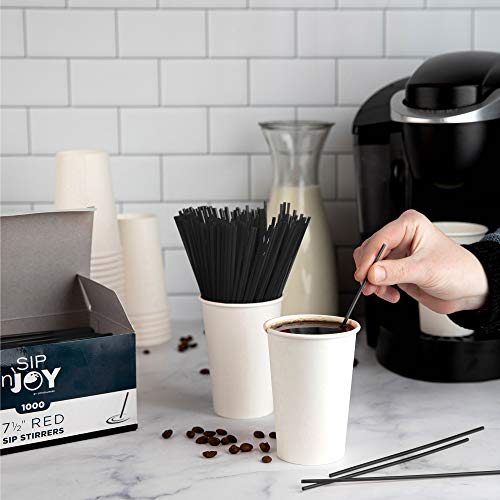 Crystalware Plastic Stir Straw (1000 Count)
