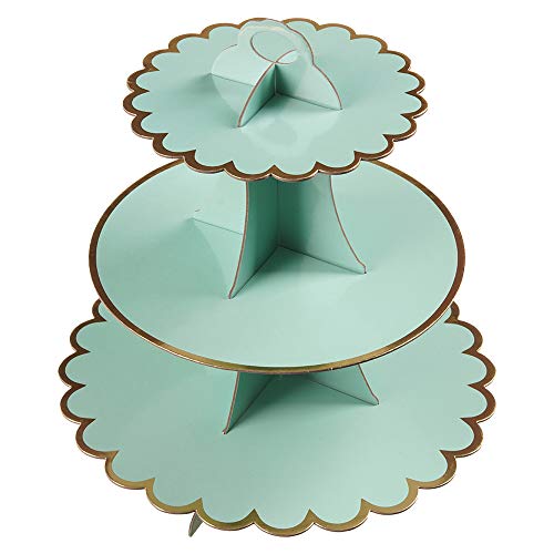 Cupcake Stand with Lace Trim