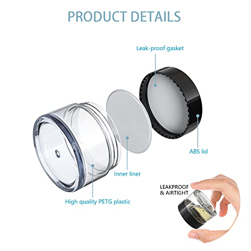4 Pack 1 oz Travel Size Containers Leak (4 Count)