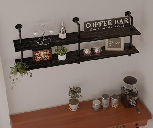 Industrial Pipe Shelf Shelving Bookcase