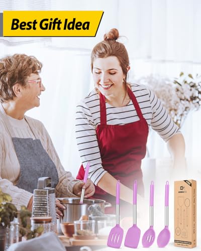 Pack of 4 Silicone Cooking Utensils Set (4 Count)
