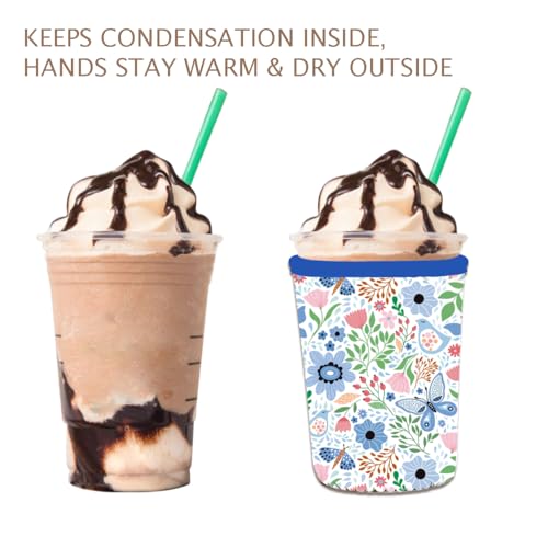 Reusable 3 Pack Iced Coffee Cup Sleeve (3 Count)