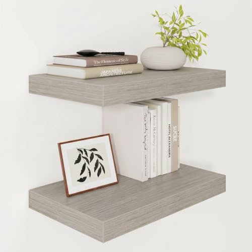 Floating Shelves for Wall 18x12” Set of 2 (2 Count)