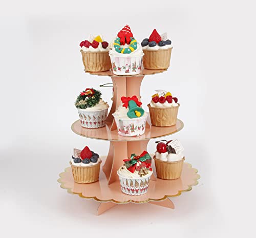 Cupcake Stand with Lace Trim