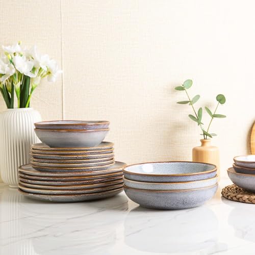 Ceramic Dinner Plates Set of 6 (6 Count)