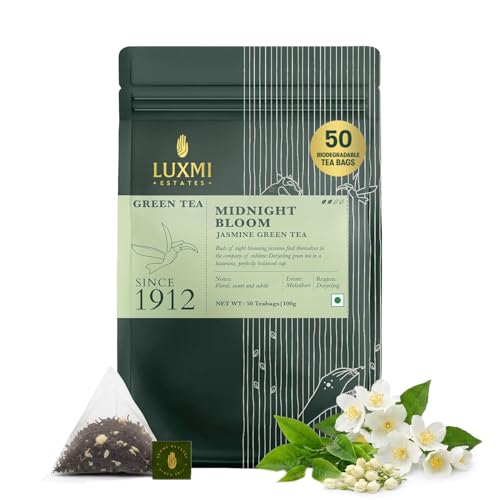 Estates Midnight Bloom Jasmine Darjeeling Green Tea (50 Count)