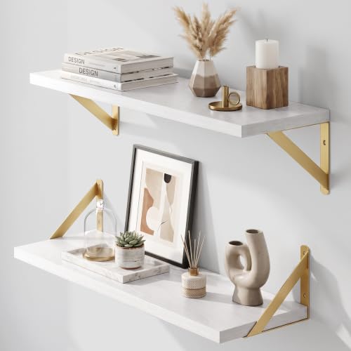 Wall Mounted Floating Shelves Set of 2 (2 Count)