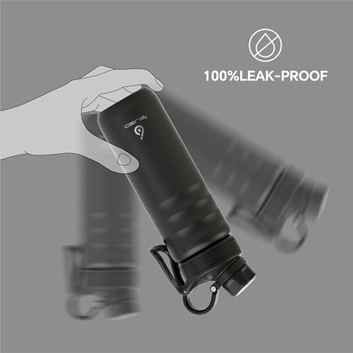 24oz Stainless Steel Insulated Bottle with 2 Leak