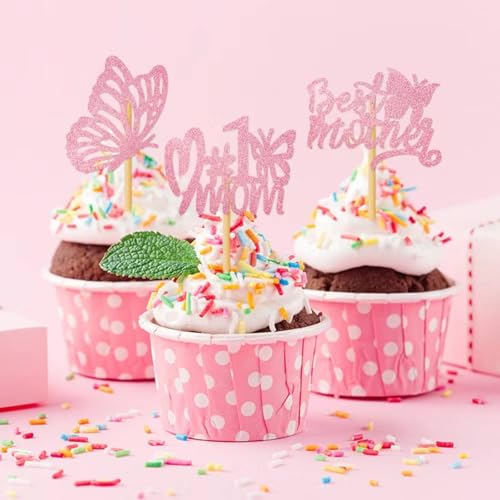 12Pcs Butterfly Cupcake Toppers