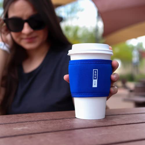 HotSok Coffee & Tea Reusable Insulated Neoprene Cup Sleeve