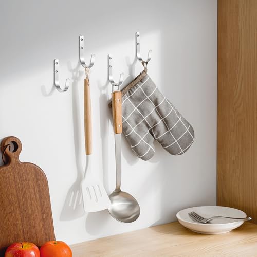 10 Pack 22LB Wall Hooks for Hanging Towel (10 Count)