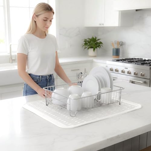 Silicone Dish Drying Mat for Multiple Usage