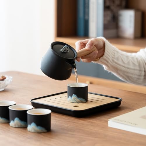 Portable Chinese Tea Set with Carry Bag