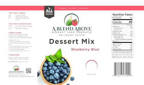 A Blend Above Blueberry Blue No Bake Dessert Mix (3 Count)