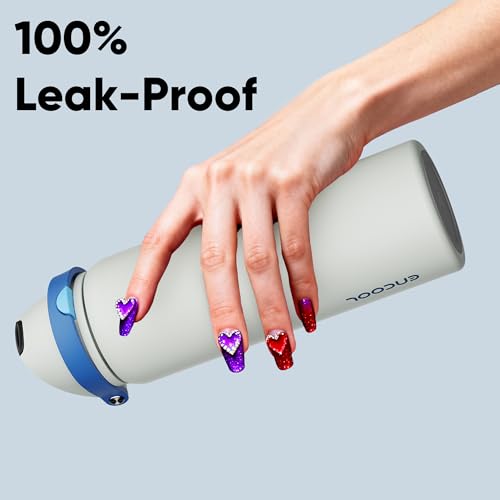 Insulated Water Bottle with Straw