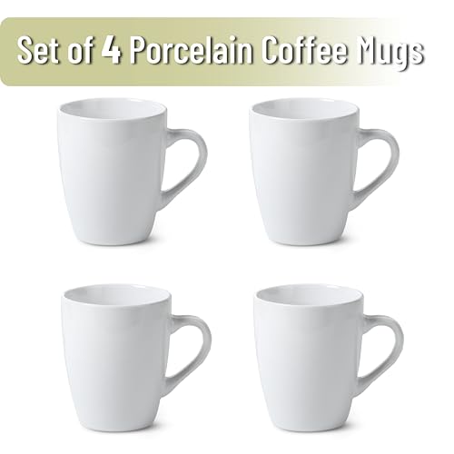 BTaT Porcelain Coffee Mugs Set (4 Count)