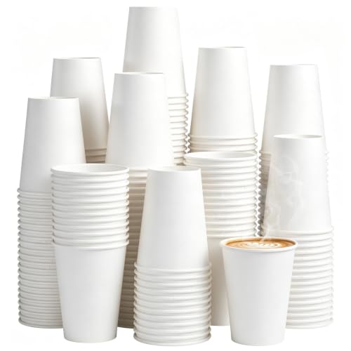 360 Pack 12 oz Disposable Paper Coffee Cups (360 Count)