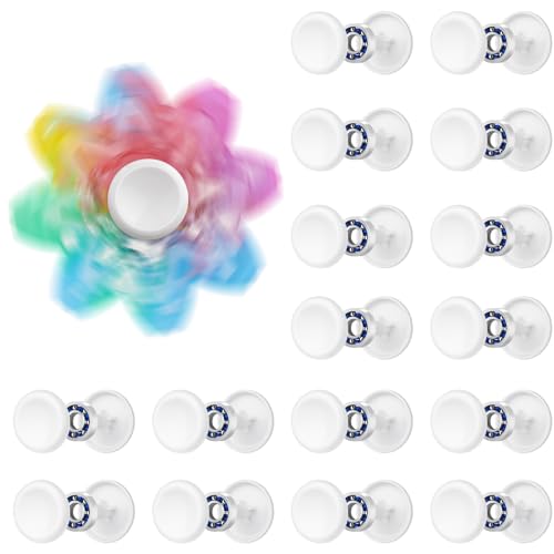 16 Pack Fidget Spinner Bearing and Cap Replacement Set (32 Count)