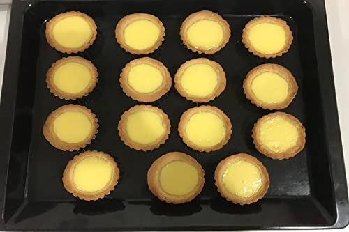 32Pack 2.75" Egg Tart Molds Aluminum Mini Tart Tins Pans for Baking (32 Count)