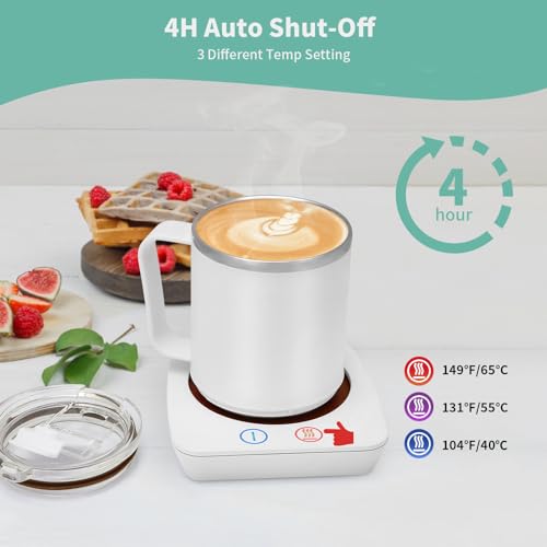 Mug Warmer Coffee Warmer with 15OZ Mug Set for Home Office Home Desk