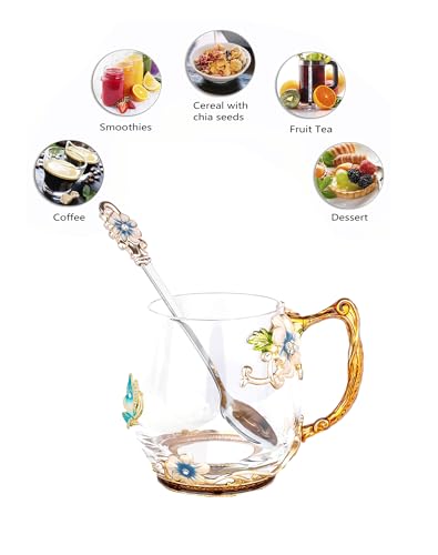 Tea Cup Glass Coffee Mugs (34.99 Count)