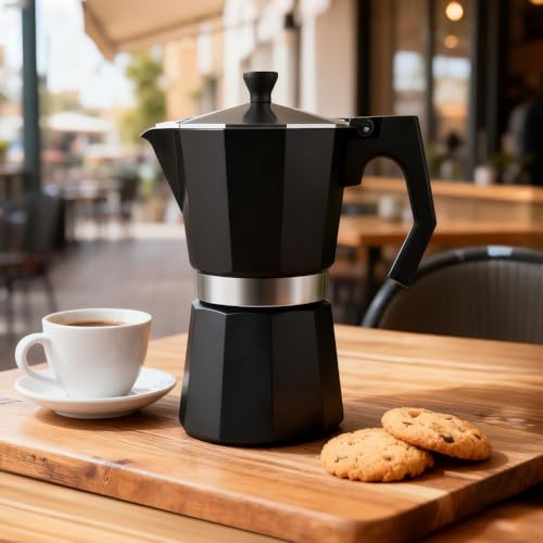 3 Cup Stovetop Espresso Maker Aluminium Moka Pot Percolator