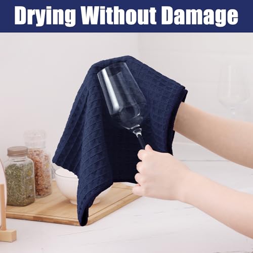 Microfiber Waffle Weave Kitchen Dish Cloths (8 Count)