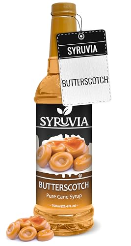 Coffee Syrup Butterscotch Flavored Syrup for Drinks (25.4 Fl Oz)