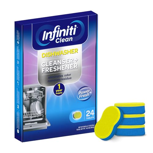 Dishwasher Cleaner and Deodorizer Tablets (24 Count)
