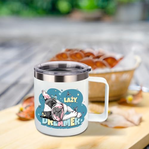 14oz sublimation Insulated Stainless Steel Coffee Mug with Lid Bulk 4 Pack (4 Count)