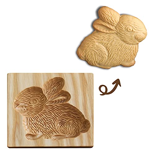 Wooden Cookie Biscuit Mold