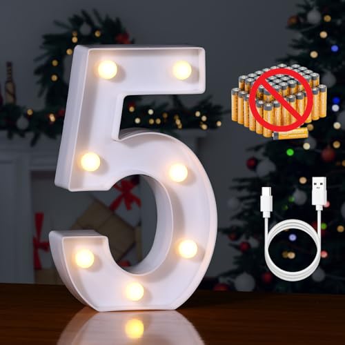 Rechargeable LED Letter Lights Sign Marquee Light Up Letters Sign for Night Light Wedding